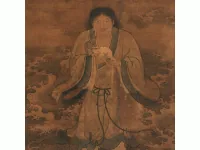 明 刘俊《刘海戏蟾图》