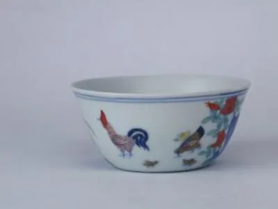北京故宫藏明成化斗彩鸡缸杯赏析