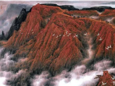 王世利中国山水画欣赏