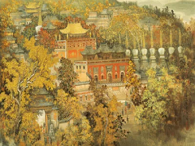 石景昭国画欣赏