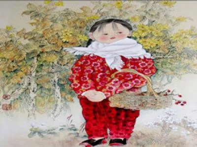 张双凤人物画欣赏