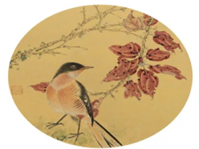 刘光杰写意花鸟作品